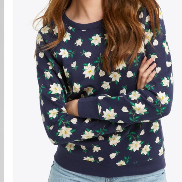 Draper James Tops - Draper James Natalie Sweatshirt in NAVY Magnolia L